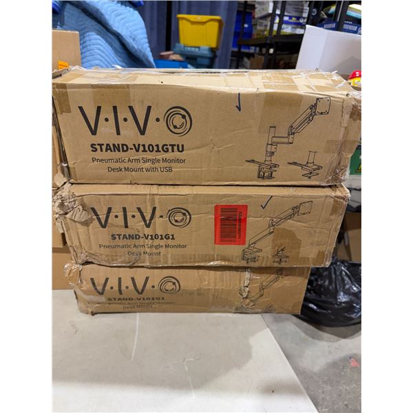 VIVO automatic arm, single monitor desk mounts