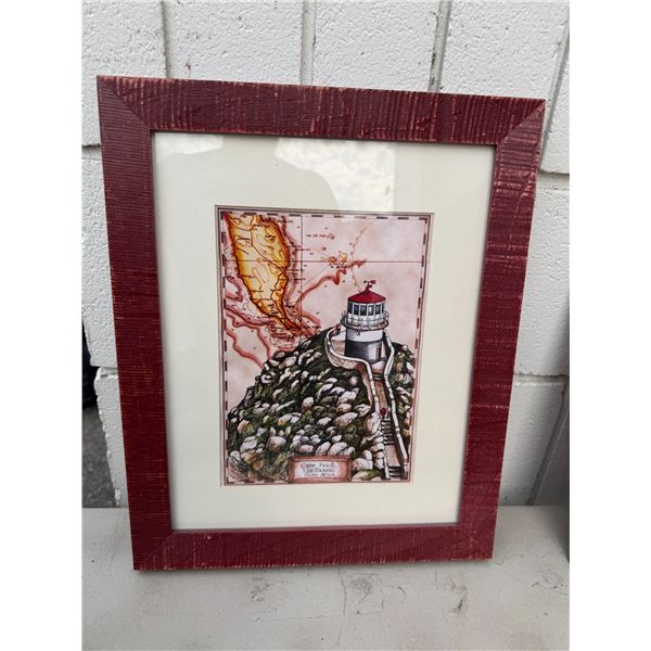 Cape point lighthouse South Africa decor 13 x 16 1/2