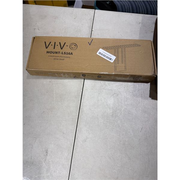 VIVO live stream VESA shelf