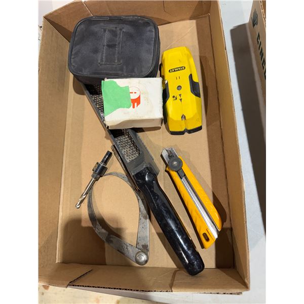 Stud, finder, and other items