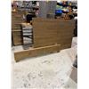 Image 1 : Queen size headboard, footboard rails, middle support, and slots