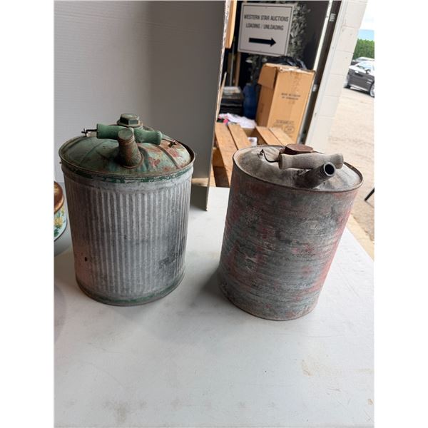 Vintage fuel Containers