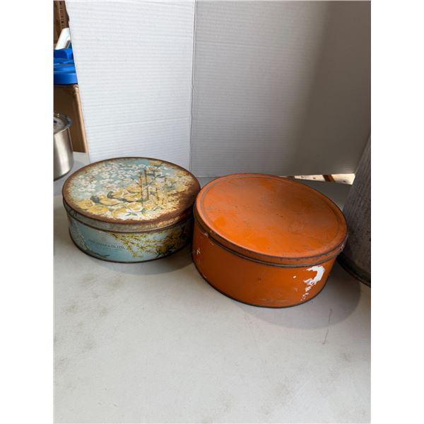 Vintage tins