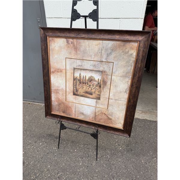 Framed artwork 32 inches inches