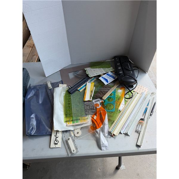 Measuring items etc