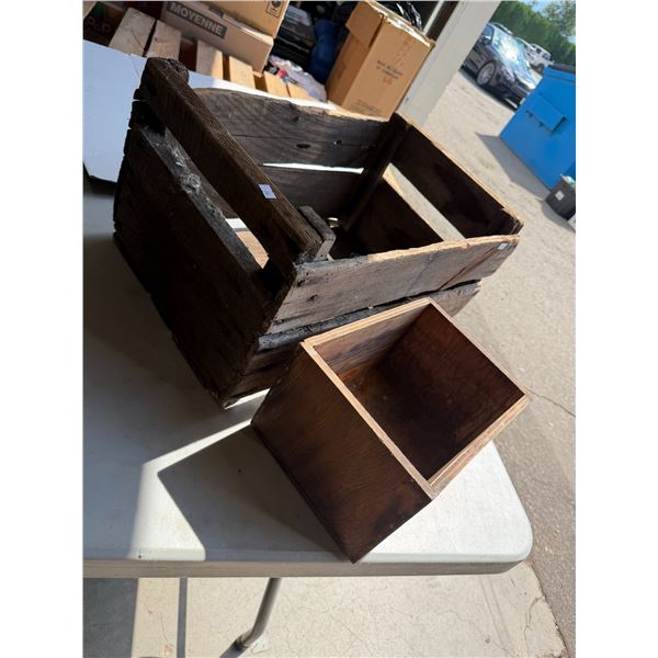 Wood crates