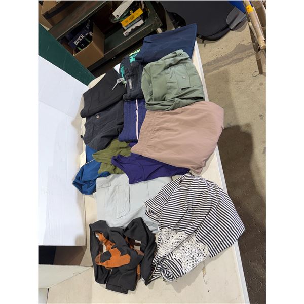 Clothing, size, large and extra large