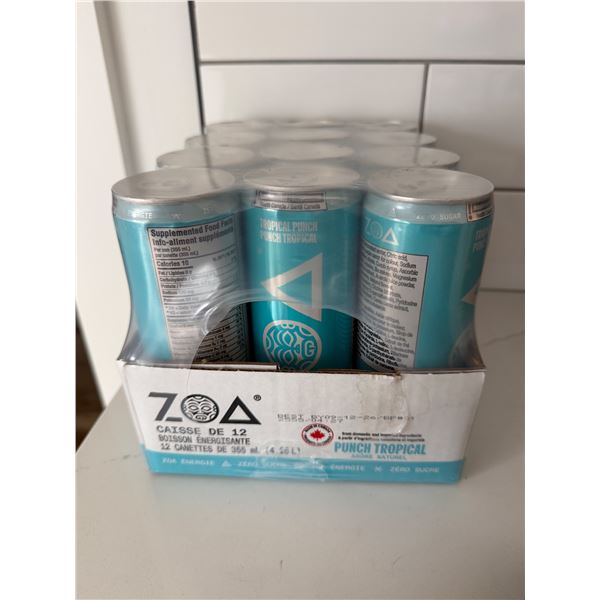 ZOA Tropical punch energy drink