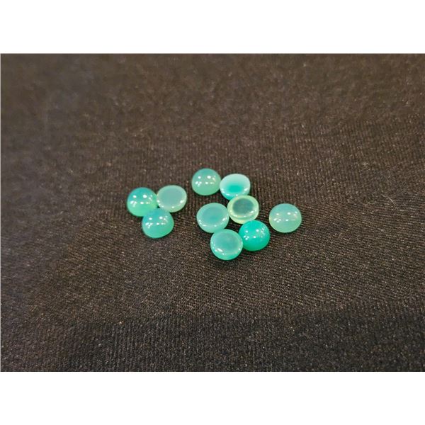 14.34TCW Green Adventurine gemstones (10)