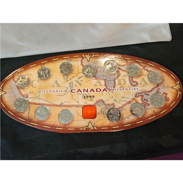 Set of Canadian Millennium Quarters
