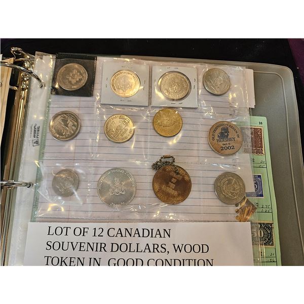12 Canadian Souvenir dollars