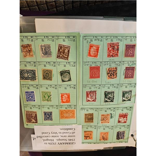 1920-1946 Germany stamps