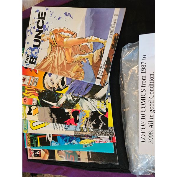 Lot of 10 comics 1987-2006