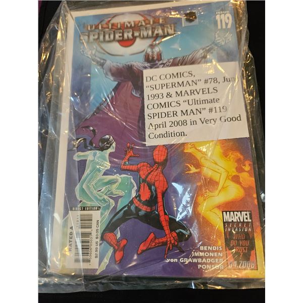 2x Sppiderman comics