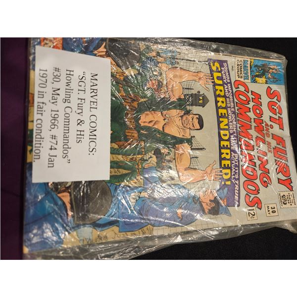 1966 & 1970 Marvel SGT Fury comic