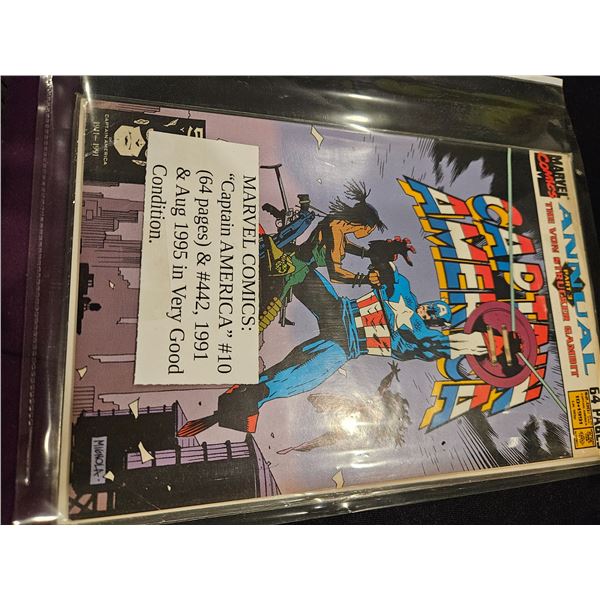 1991 & 1995 Marvel Captian America comics