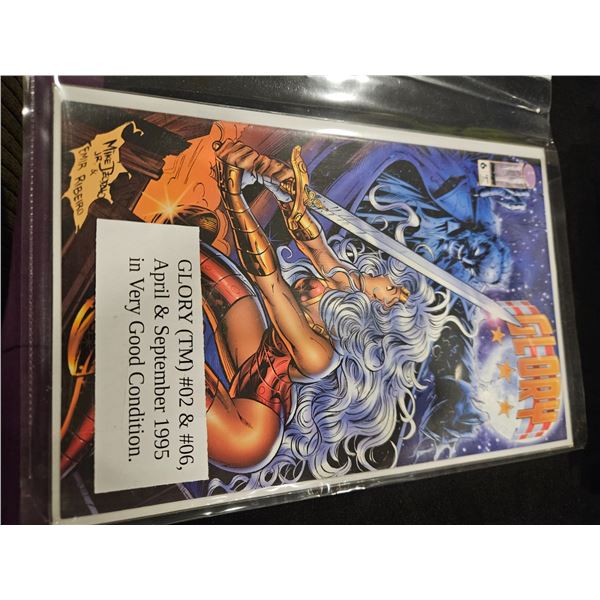 2x 1995 GLORY comics