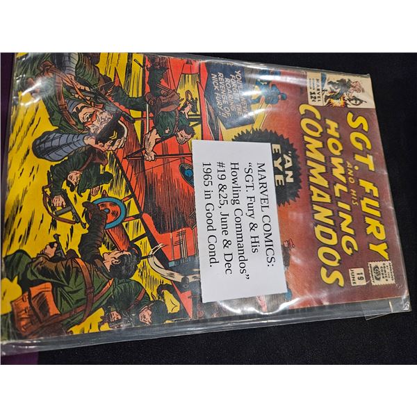 2x 1965 Marvel SGT Fury comics