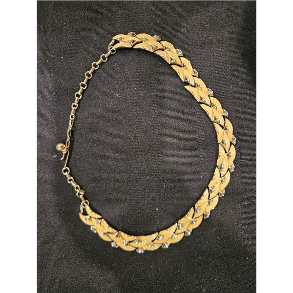 Vintage cord necklace