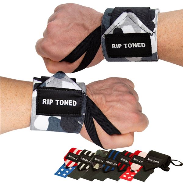 gray Camo wrist wraps new