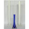 Image 1 : 3 Cased Glass Flower Vases