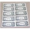 Image 2 : 10 Uncirculated 1935 Silver Certificates