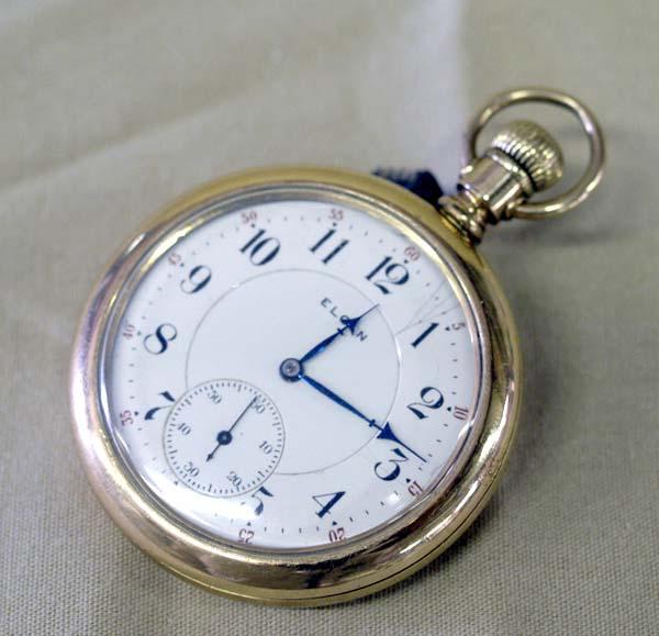 14kt Gold Filled Elgin Pocket Watch 17 Jewels