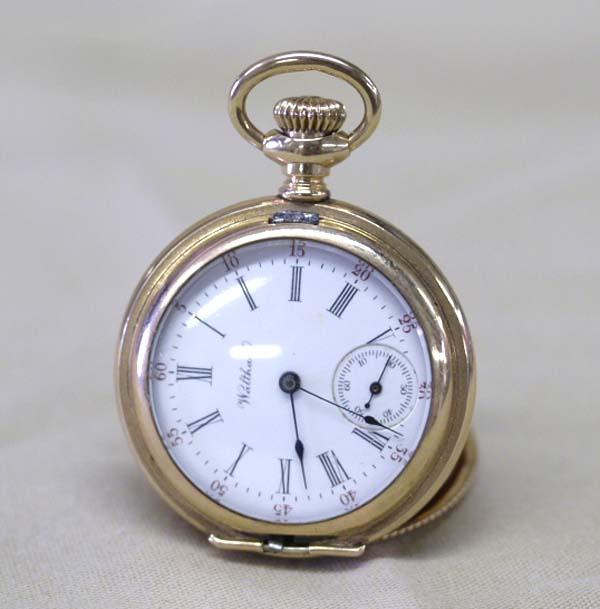 1899 Waltham Gold Filled Ladies Pocket Watch
