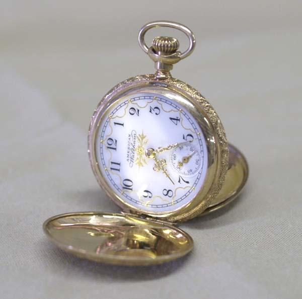 1894 14Kt Gold Waltham Ladies Pocket Watch