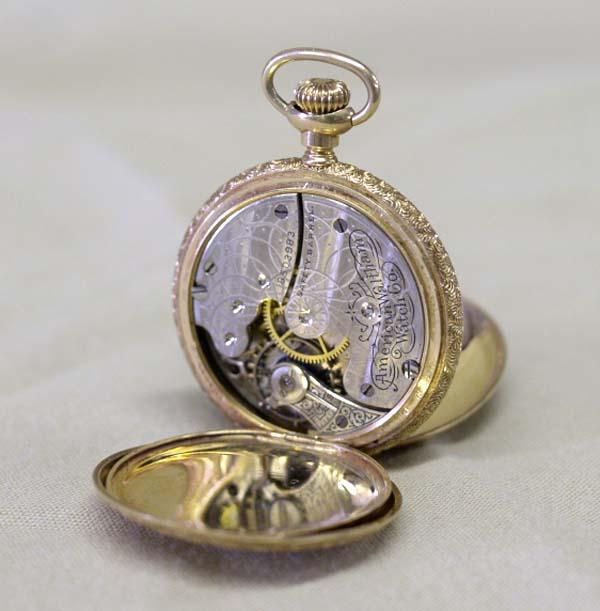 1894 14Kt Gold Waltham Ladies Pocket Watch