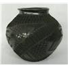 Image 2 : Mata Ortiz Black Textured Pottery by Mario Olivas