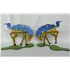 Image 1 : Cast Iron Horses Hand Painted By Kills Thunder