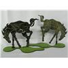 Image 2 : Cast Iron Horses Hand Painted By Kills Thunder