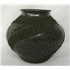 Image 1 : Mata Ortiz Textured Black Pottery by Mario Olivas