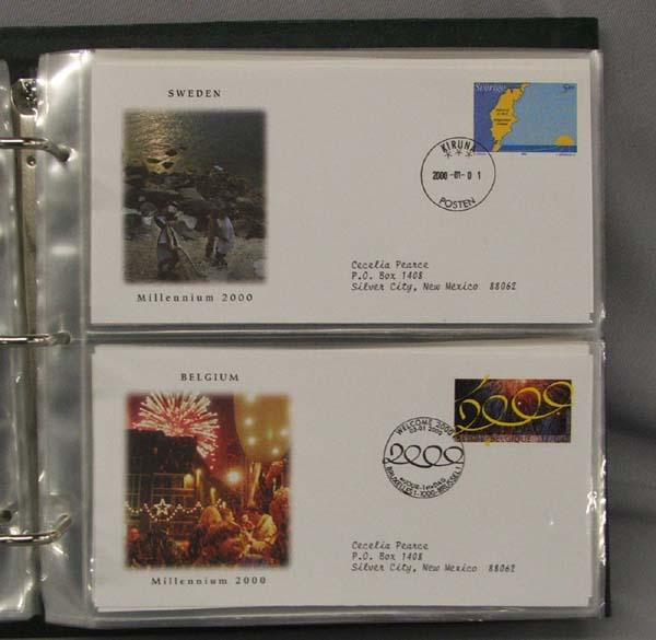 100 Millennium Stamps From Around The World