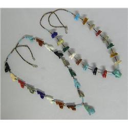 2 Navajo Fetish Necklaces