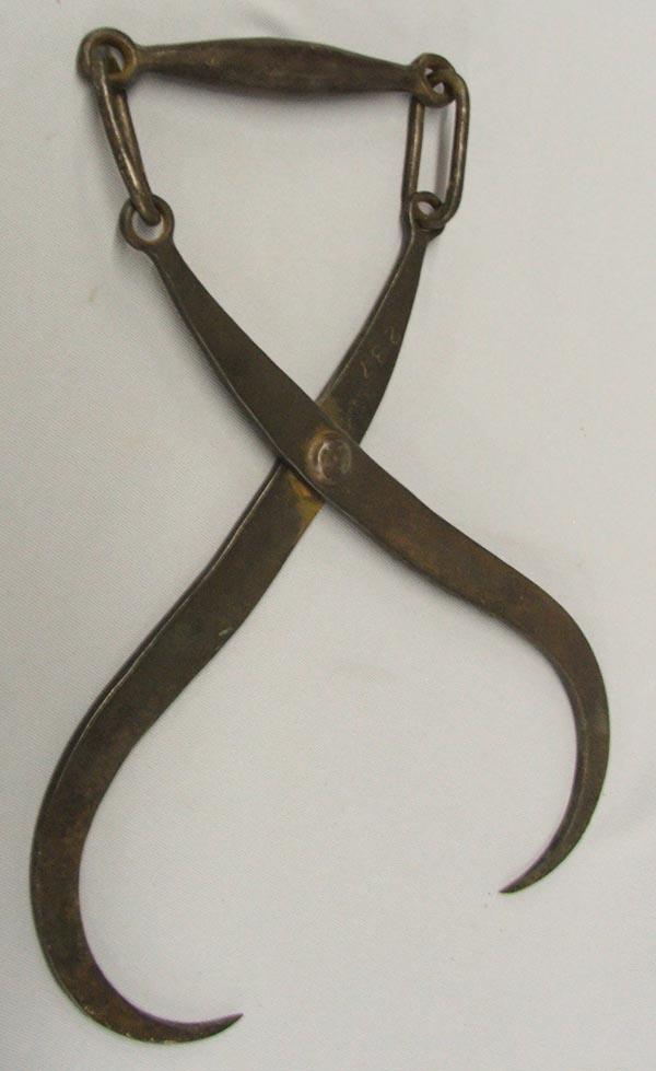 Vintage Metal Ice Tongs