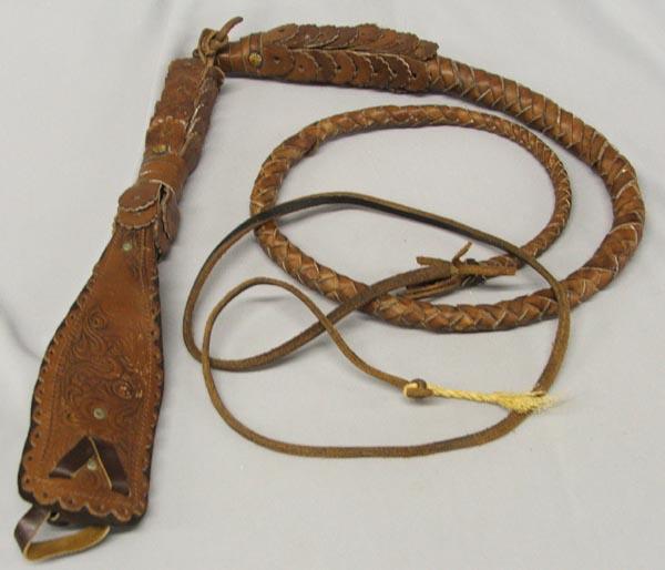 Genuine Leather Bull Whip – 3FT, 4FT, 6FT – Various Colors – Handmade In Pakistan