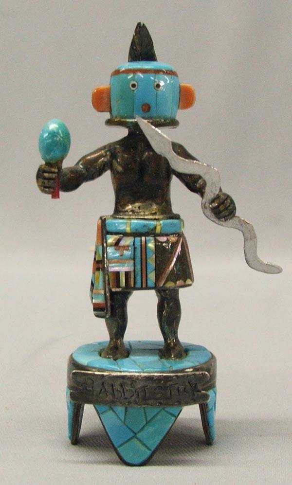 Zuni Sculpture Rabbit Stick Kachina Hallmarked