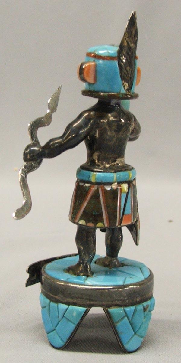 Zuni Sculpture Rabbit Stick Kachina Hallmarked