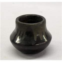 San Ildefonso Black Miniature Pottery