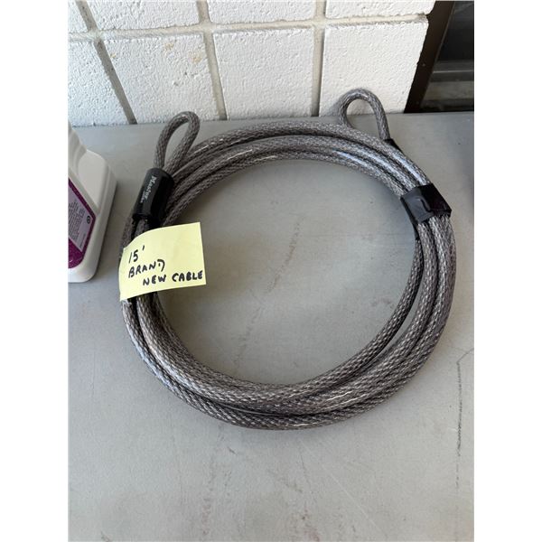 15 foot Braided cable New