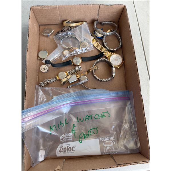 Miscellaneous watches and parts