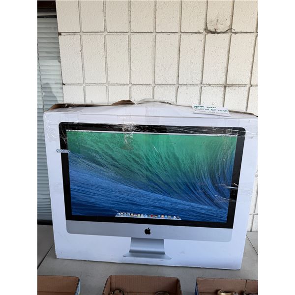 iMac monitor works powers up but locked missing plug-in cord