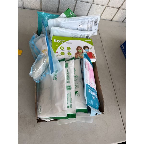 Assorted disposable masks