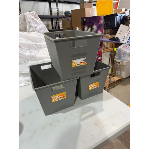 Storage baskets