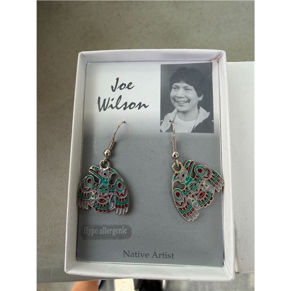 Joe Wilson native artist earrings