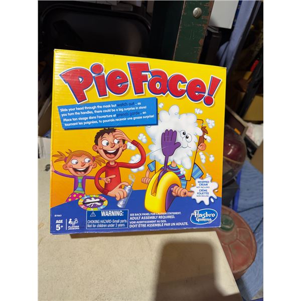 pie face game