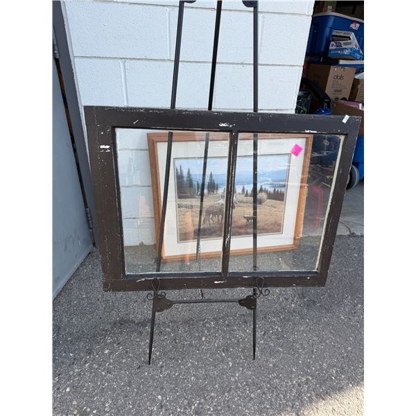 Antique window 32" x 24"