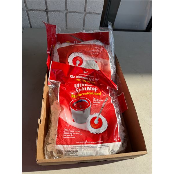 Spin mop, replacement heads